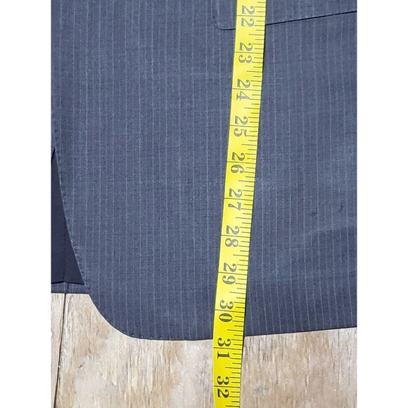 Z Zegna by Ermenegildo Zegna 2 Button Striped Suit Jacket Blazer Men 50R @i2 - Picture 7 of 9